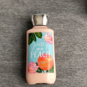 Pretty as a peach body lotion!